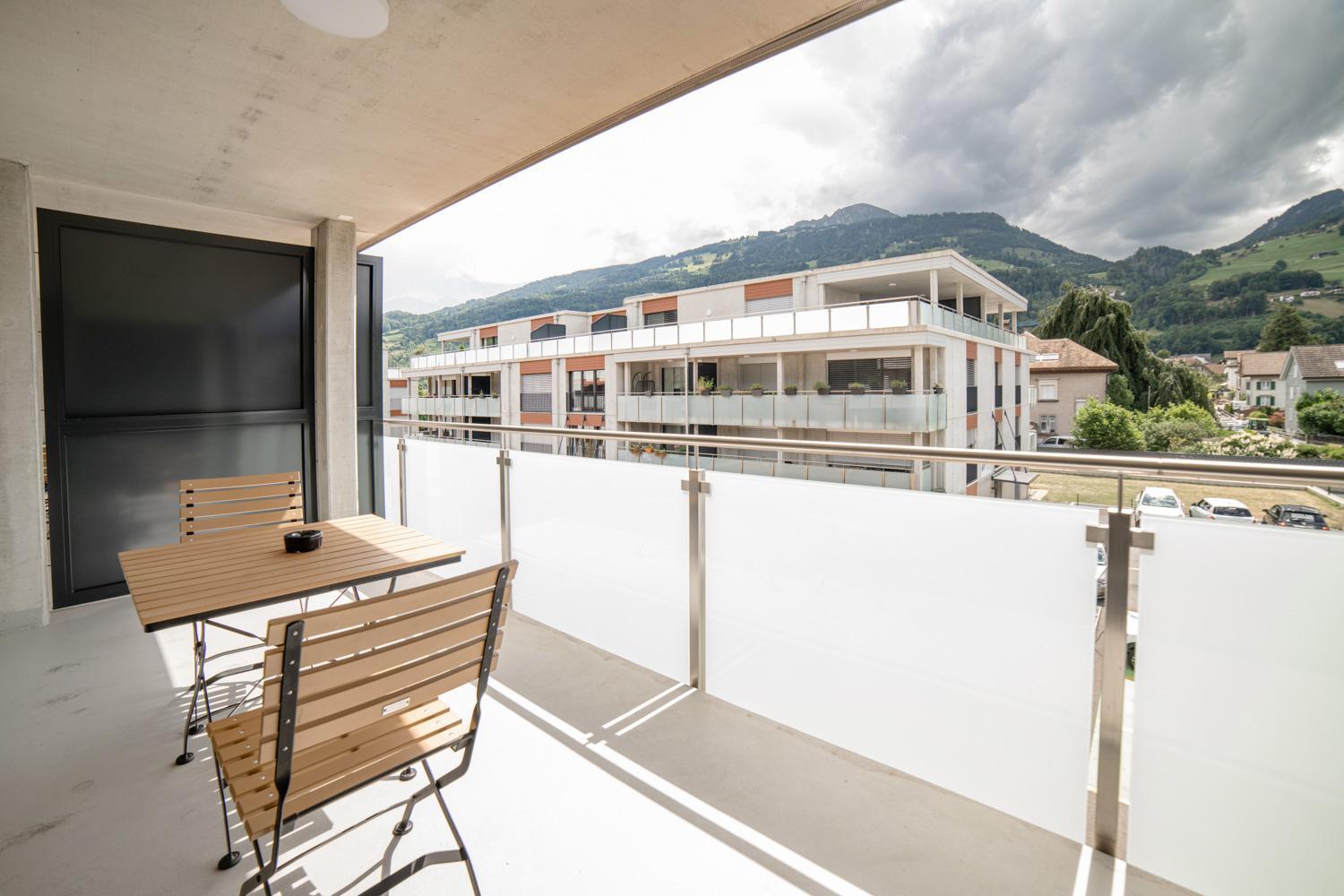 Ferienwohnung WAZ Wohnen auf Zeit - Flums Exterior foto