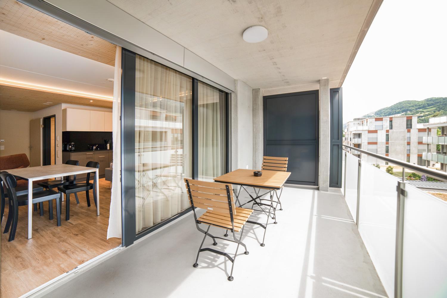 Ferienwohnung WAZ Wohnen auf Zeit - Flums Exterior foto